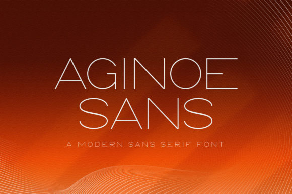 Aginoe Sans: A Clean Typeface for Modern Brands