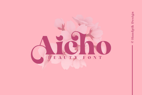 Aicho Serif Font: Elevating Web Design with Bold Typography
