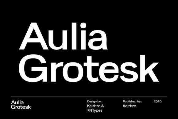 Aulia Grotesk: The Bold Sans Serif Font for Makers