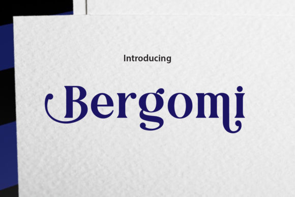 Bergomi Serif Font for Strong Branding