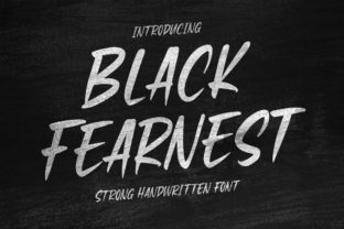 Black Fearnest: A Bold Script Font for Web Design