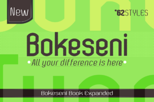 Bokeseni Book Expanded: A Bold Web Typeface