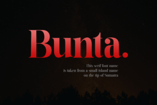 Bunta Serif Font: Bold Clarity for Campaigns