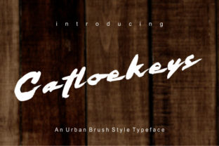 Catloekeys: The Bold Handwritten Font for Crafters