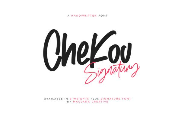 Chekov Font: Bold Handwritten Style for Crafters