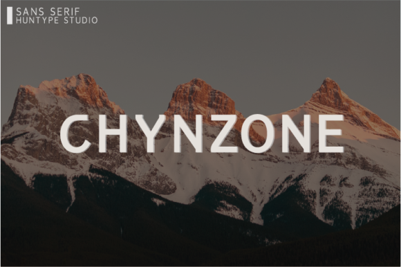 Chynzone: A Bold Sans Serif Typeface for Modern Editors