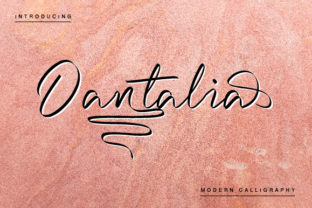 Dantalia: A Bold Script Font for Crafters