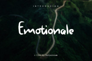 Emotionale: A Bold Script Font for Editorial Design