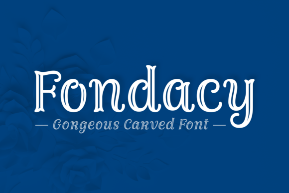 Fondacy Carved: A Bold Typeface for Modern Campaigns