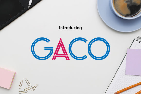 Gaco: A Bold Sans Serif Font for Branding