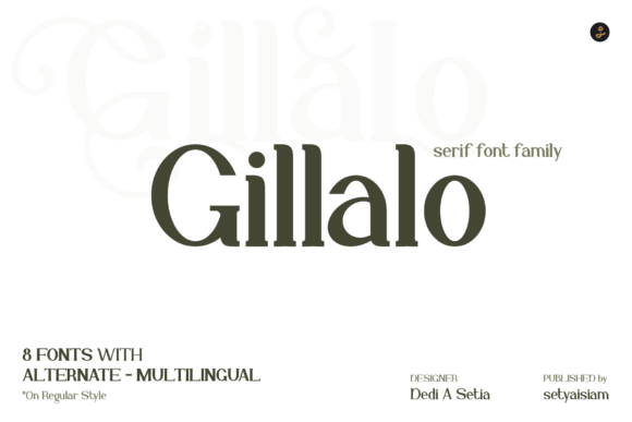 Gillalo Serif Font for Strong Branding