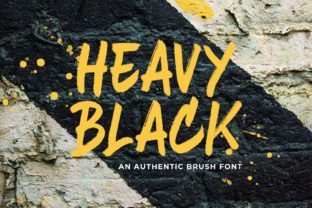 Heavy Black Font: Bold Script for Clear Campaigns