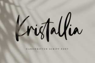 Kristallia: A Bold Handwritten Font for Web Design