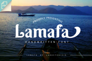 Lamafa: A Bold Handwritten Font for Web Design