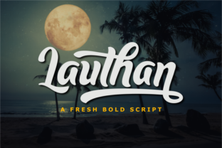 Lauthan: A Bold Handwritten Typeface for Authentic Brands