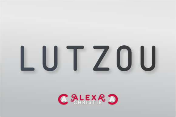 Lutzou Typeface: Bold Sans Serif for Branding