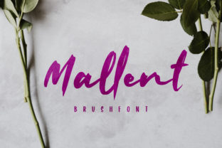 Mallent: A Bold Script Font for Editorial Design
