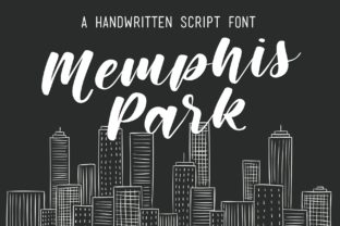 Memphis Park: A Handwritten Font for Editorial Design