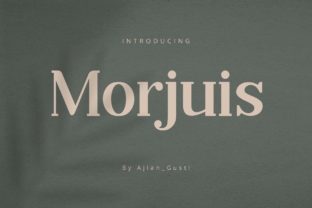 Morjuis Serif Font for Makers