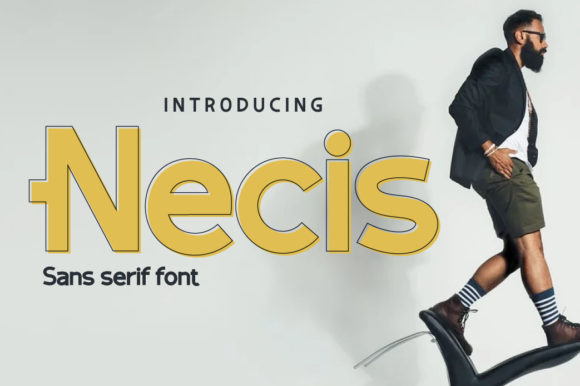 Necis: A Bold Sans Serif Font for Modern Campaigns