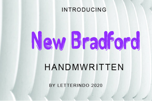 New Bradford: A Bold Handwritten Typeface for Modern Editorial Design