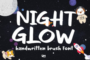 Night Glow Font: Bold Script for Digital Campaigns