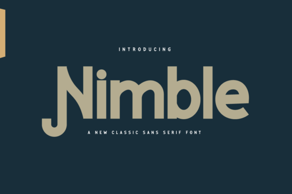 Nimble: A Bold Sans Serif Font for Modern Web Design