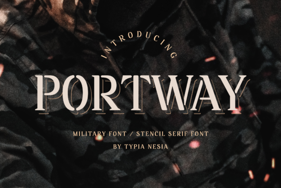 Portway Typeface: A Bold Serif for Modern Brands
