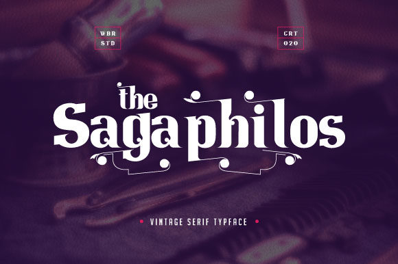 Sagaphilos: A Bold Serif Font for Digital Impact