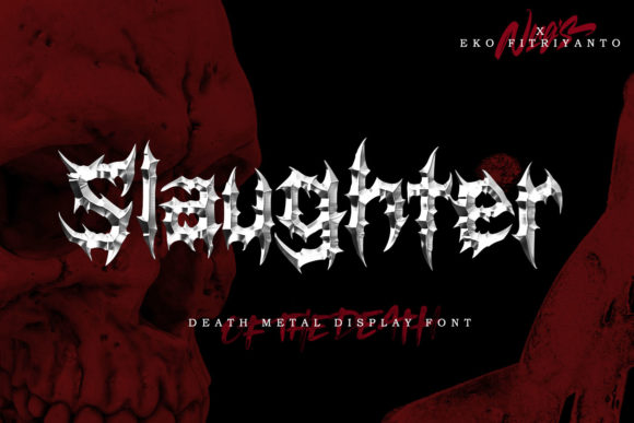 Slaughter Typeface: A Bold Blackletter for Editorial Impact