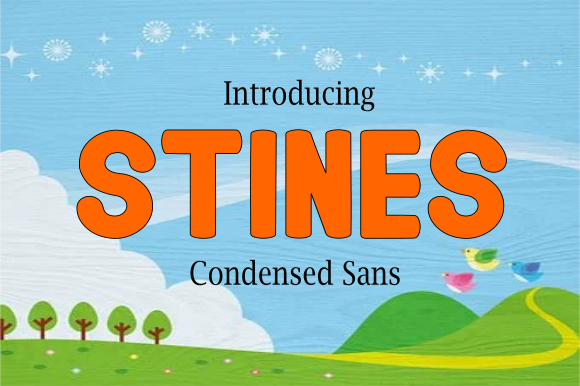 Stines Typeface Review: Bold Sans Serif for Branding