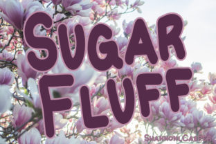Sugar Fluff: A Bold Script Font for Editorial Design